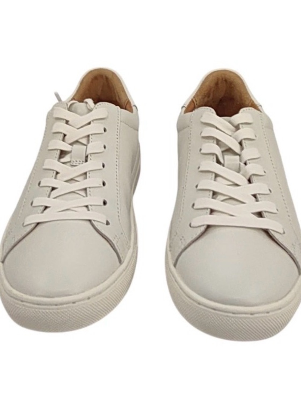 Quince Women's Off-White Leather Low-Top Sneakers size 9